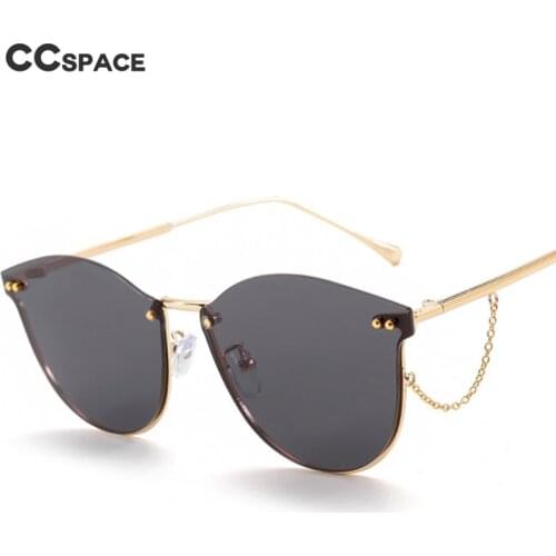 46717 Womens Link Cat Eye Sunglasses Luxury Brand Fashion Sunshade Uv400 Retro Glasses