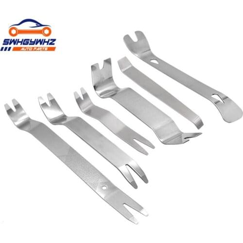 6pcs Removal Tool Car Door Panel Dash Audio Radio Removal Tools Kit Automotive Pry Tools Kits Auto Upholstery Repair Accessories