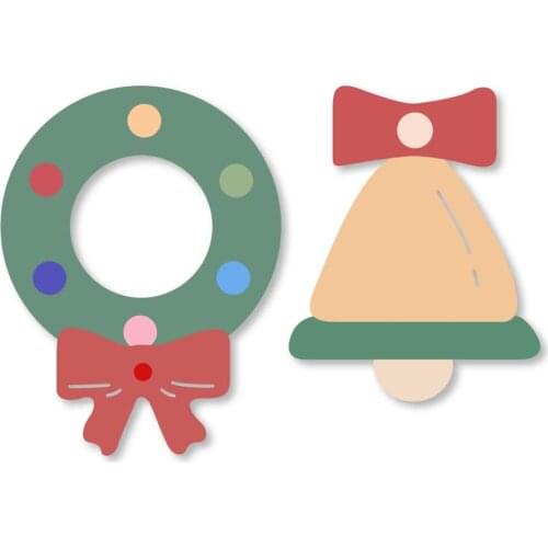 Hemere Christmas Tree and Bells Metal Cutting Dies Scrapbooking Photo Album Embossing Paper Decorative Crafts Die Cut 2019 new