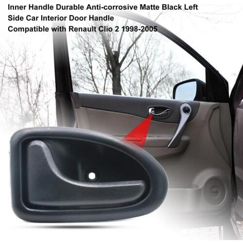 Wear-resistant Dust-proof Black Left Side Car Interior Door Handle 8200646948 for Renault Megane I 1995-2002