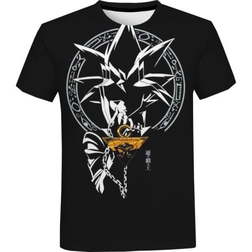 2021 Fashion Games Yu-Gi-Oh! 3D Printed T Shirts Men/Women T-shirt Tops Casual Short Sleeve Tee Anime T-Shirt Clothes