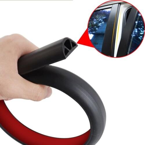 2pcsCar Styling B Door Seal Strip Sticker Trunk Soundproofing Waterproof Sealing Sticker Universal Automobile External Accessory