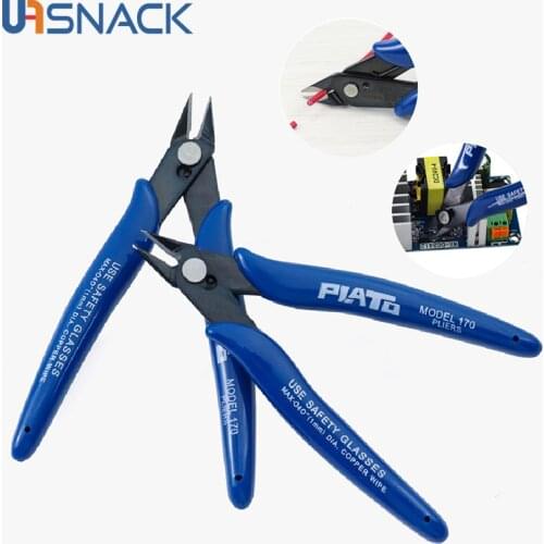 1pcs Stainless Steel Nipper Pliers Multi Functional Tools Electrical Wire Cable Cutters Cutting Side Snips Flush Hand Tools