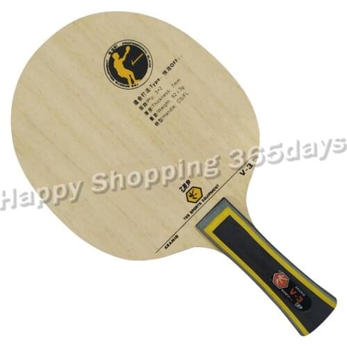 RITC 729 Friendship V-3 (V3, V 3) Wooden Arylate-Carbon OFF++ Table Tennis carbon Blade for PingPong Racket