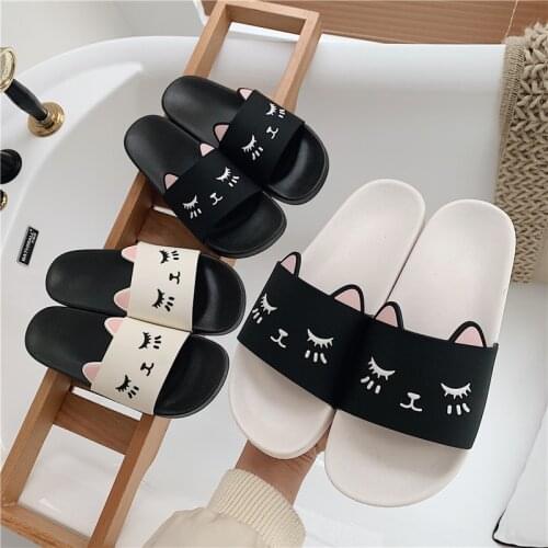 Slippers Cute Cartoon Ins Style Leisure Antiskid Bath Cool Slippers Students Wear Womens Shoes Mens Shoes Men Slippers