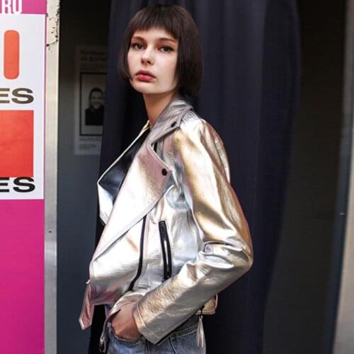 Vinieer Women's Leather Bomber Jackets