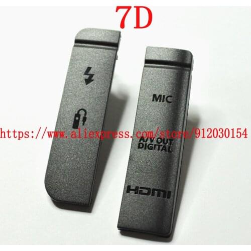 High-quality NEW USB/HDMI-compatible DC IN/VIDEO OUT Rubber Door Bottom Cover For Canon EOS 7D Digital Camera Repair Part