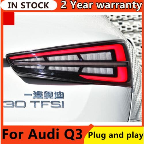 Tail Lamp For Car Audi Q3 2013-2019 update New Q3 Tail Lights Led Fog Lights DRL Day Running Light Tuning Car Accessories