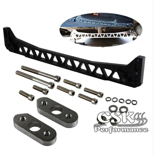 Billet Aluminum Rear Subframe Brace Mount Fit For 96-00 Honda Civic EK EJ