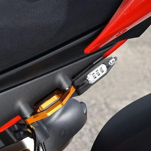 For Ducati Streetfighter V4 / S 2020 2021 Panigale V4 / S / R 2018 to 21 Motorcycle Helmet Lock PIN Code Bloqueo De Casco