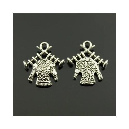 Free Shipping DIY Jewelry Wholesale Silver Charms Component 17*21mm 20Pcs Knitted sweaters