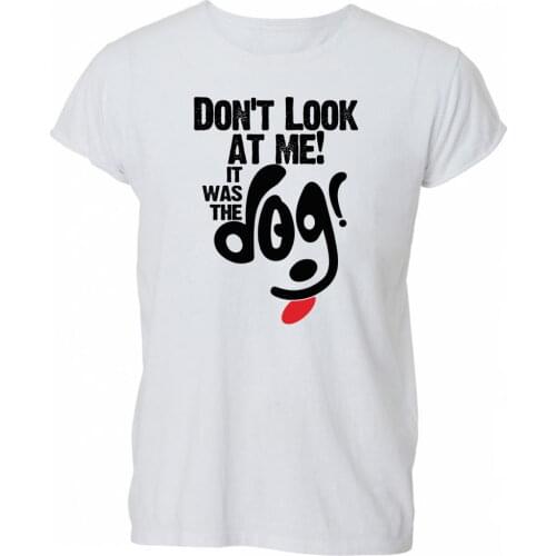 2019 Fashion Cotton T-shirt It Was The Dog Funny Rude Fart Poo T Shirt Tshirt Mens Womens Gift