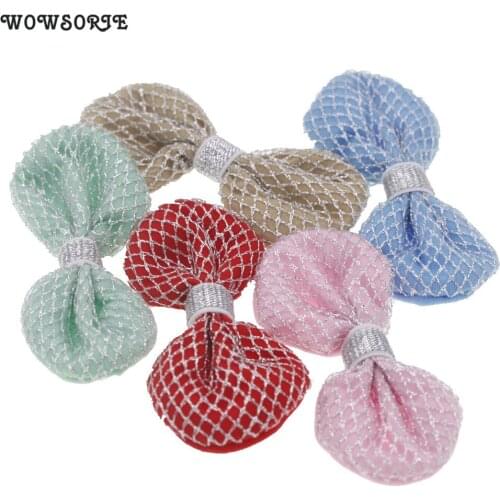 8.5cm baby Korea DIY Flowers Hair Bow Accessory Headwear without headband No Hairclip children girls Hair Accessories 5pcs/lot