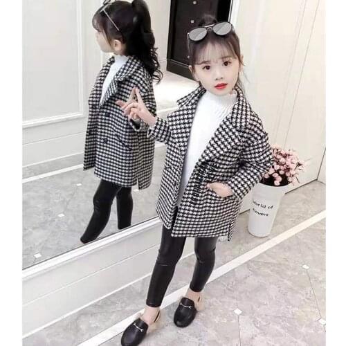 3T-13 Yrs 2019 Girls Jackets Outwear Children Baby Girls Clothing Winter Autumn Coats Kids Casual Turn-down Collar Outerwear