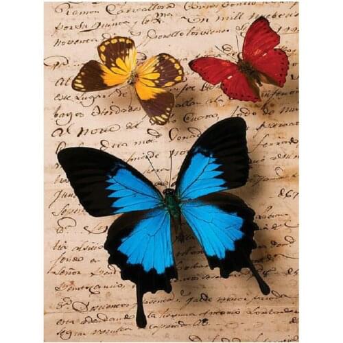 Home Decoration Diy Diamond Painting butterfly Pasted Full Rhinestone 3d Diamond Painting Cross Stitch Diamond Embroidery