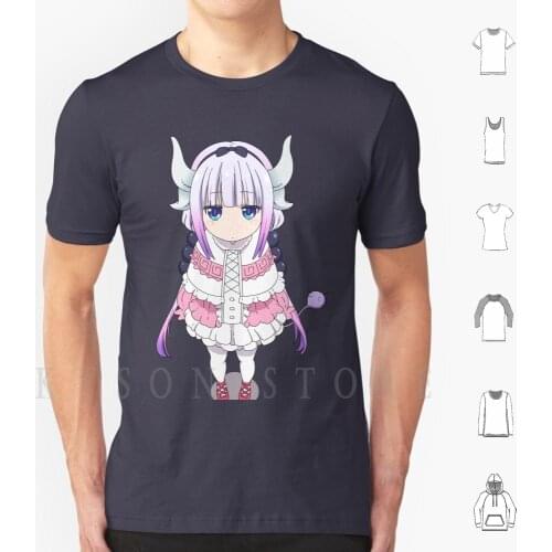Kanna-Miss KobayashiS Dragon Maid T Shirt Men Cotton Kanna Kana Miss Kobayashi Dragon Maid Kawaii Cute Loli