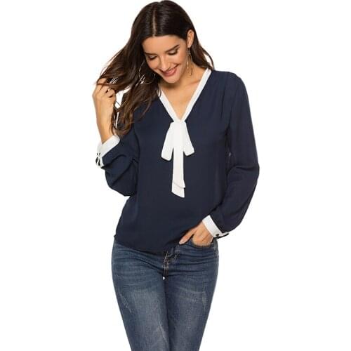 Hengsong Blouses With Bow