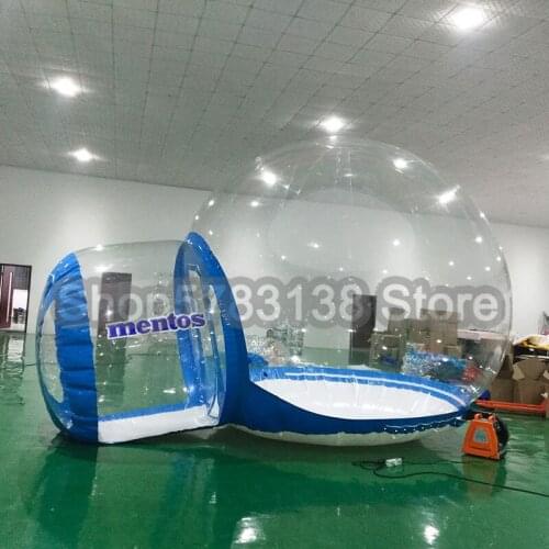 Cheap Price Bubble Tent For Sale 3M Inflatable Bubble Hotel Transparent Igloo Tent With Tunnel 4M Advertising Bubble Dome Tent