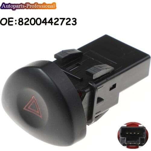 Car Emergency Hazard Lights Warning Switch Button For Renault Clio MK II Hatchback 2001-2003 2005 2006 8200442723 82000060036