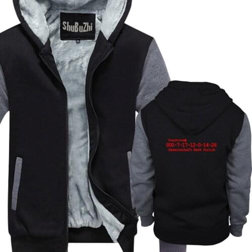 Treadstone Mens Printed Movie hoodies inspired by The Bourne Series Mens shubuzhi fashion Brand thick jacket hoody sbz8299