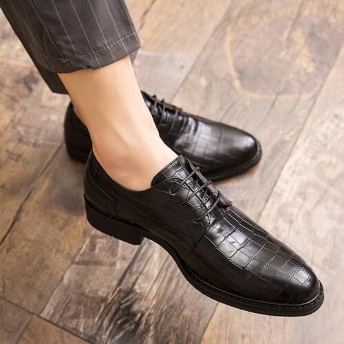 Mens formal shoes Stylish business Gentlemans comfortable oxford shoes for men zapatos hombre Plus Size 47