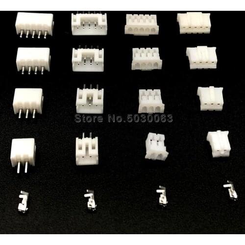 Sets PH2.0 2/3/4/5/6/7/8/9/10/11/12-16pin 2.0mm Pitch Terminal Kit/Housing/Pin Header Straight JST Wire Connectors Adaptor Kits