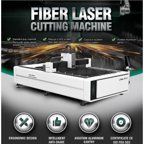 Double drive enclosed type exchange table fiber laser metal cutting machine