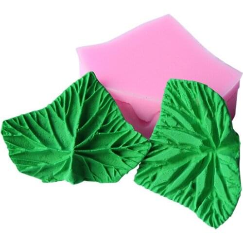 New DIY Leaf Mold Cake Roll Sugar Baking Mold Liquid Silicone Mold D130