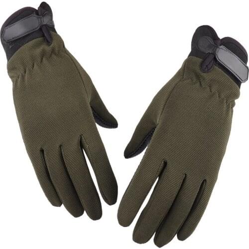 Full Finger Mens Gloves Outdoor Sports Cycling Gloves Men Non-Slip Silicone Bicycle Windproof Tactical Gloves For Fishing
