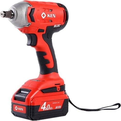 KEN 20V/4.0Ah 300Nm Li-ion Battery Rechargeable Brushless Cordless Electric Impact Wrench