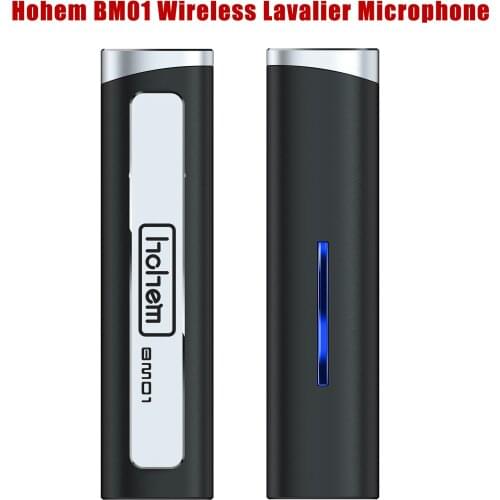 Hohem BM01 Lavalier Microphone Mic Wireless Bluetooth connection for Vlog Shooting Interview Live Broadcast Portable Lightweight