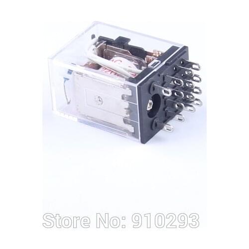 JZX-22F(D)/4Z Power Relay 3A 220VAC Coil voltage With Light 14 pins relay coil Overload Electrical Relays Generator component