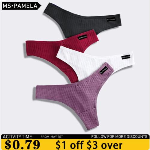 XPAY Women Sexy Lace Panties Low-waist Underwear Thong Female Temptation G String Breathable T-back Lingerie Intimates