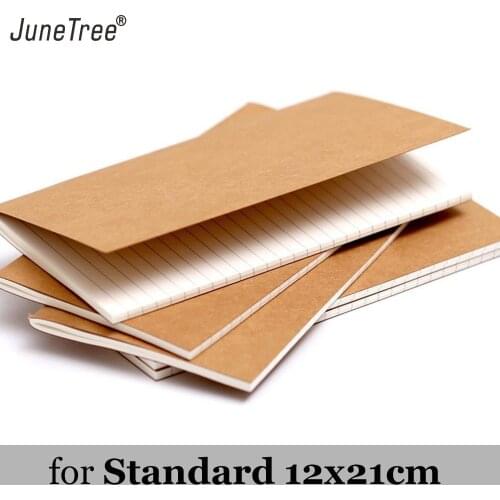 Refillable Paper Travelers Notebook Filler Papers Journal Dairy Inserts Refill Kraft Paper pack diary journal Sketchbook Plan