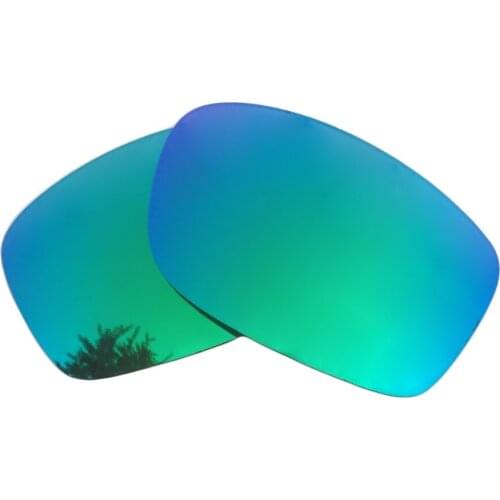 Green Mirrored Replacement Lenses for Fives Squared Sunglasses Polarized 100% UVA & UVB Anti-scratch