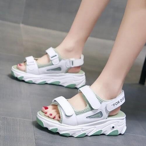 2021 New Chunky Sandals for Women Fashion Platform Sandal Ladies Designers Brand Casual Wedges Sandals Female Sports Sandals
