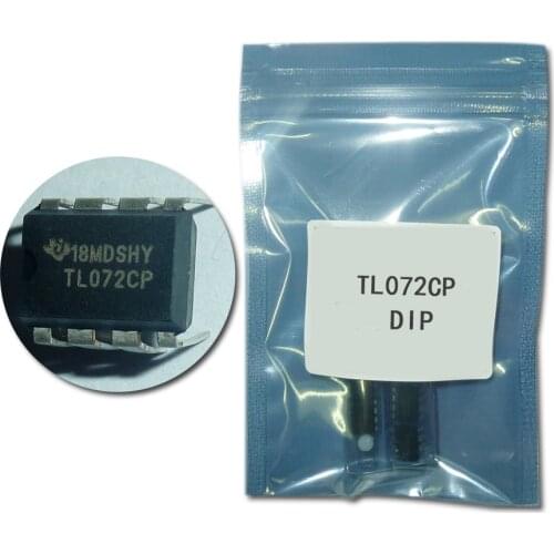 10pcs TL072CN DIP-8 TL072C TL072CP Operational Amplifiers - Op Amps Dual TL072 DIP8 New Original Diy Electronic Kit