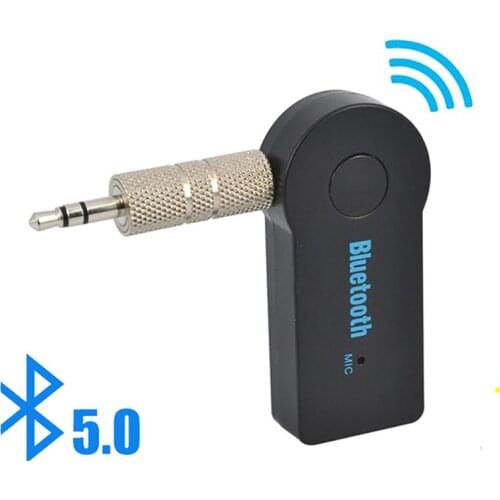 2 in 1 Wireless Bluetooth 5.0 Receiver Transmitter Adapter 3.5mm Jack For Car Music Audio Aux A2dp Headphone Reciever Handsfree
