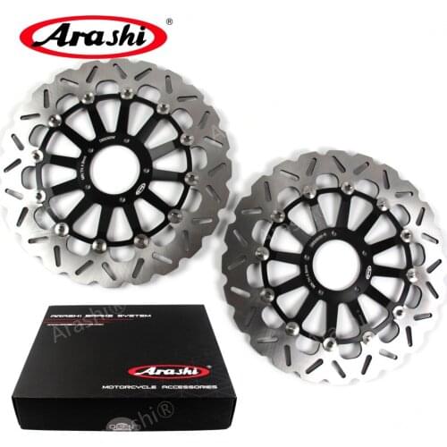 Arashi 1 Pair For DUCATI DESMOSEDICI 1000 RR 2008 2009 CNC Front Brake Discs Brake Rotors DESMOSEDICI RR 1000 2008 2009