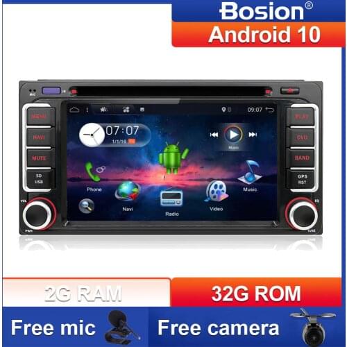 Android 10.0 car multimedia player For Toyota Corolla Camry Prado RAV4 Hilux VIOS 2 din car radio GPS navigation with WIFI BT