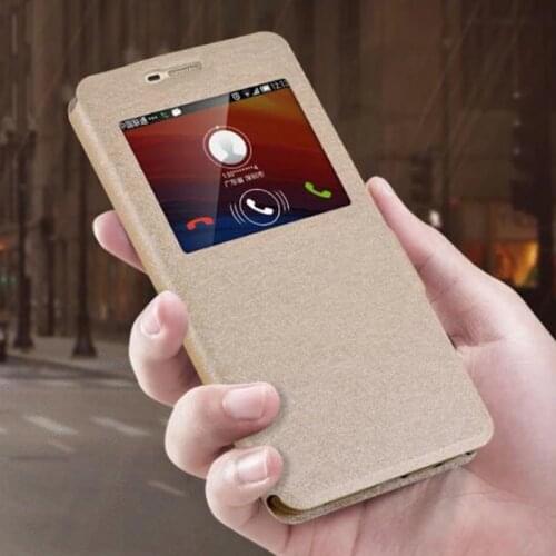 Open window Cover For Gionee M5 Plus case M5Plus M5+ GN8001 GN8001L PU Leather Phone Cases For Gionee F5 F5L F5 L flip case