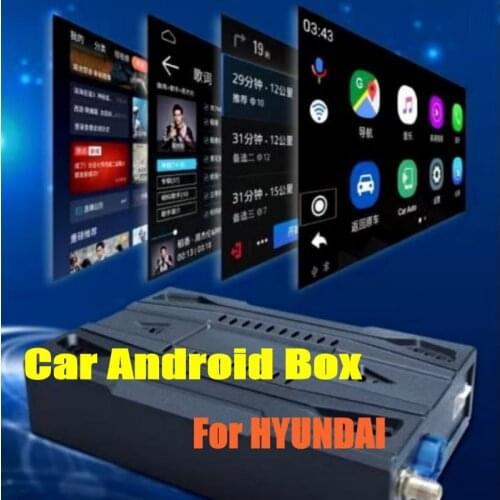 For HYUNDAI ix35/MISTRA/Sonata/Genesis Sedan/i10/i30/i40/Elantra GT AUTO Android System Decoder Upgrade Box Car With Carplay