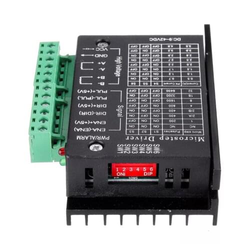 Stepper Motor Driver TB6600 Nema 23 Nema 34 42/57/86 Nema17 4A DC9-40V 1 axis Stepping Motor CNC Engraving Machine