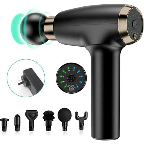 DIOZO Body Massage Gun Electric Muscle Massager Gun Neck Back Deep Tissue Muscle Massager Fitness Vibrator Relaxation Massage