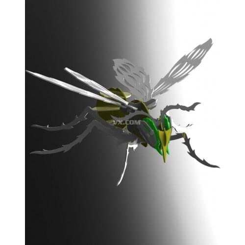 Bumblebee DWG CAD drawing design file for cnc laser cutting