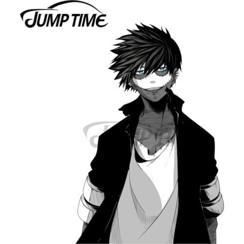JumpTime 13 x 6.5cm Dabi Toya Todoroki My Hero Academia MHA BNHA Car Sticker Funny Stickers RV VAN Decoration Fine Decal