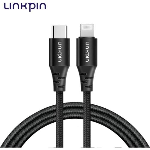 LINKPIN MFi USB C to Lightning Cable for iPhone 11 Pro XS Max X 8 18W PD Fast Charger Data Cable for Macbook iPad Pro USB C Cord