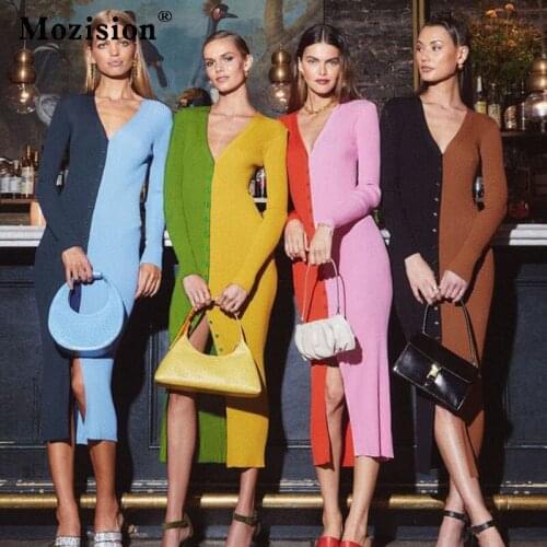 Mozision Fashionable Knitted Dresses