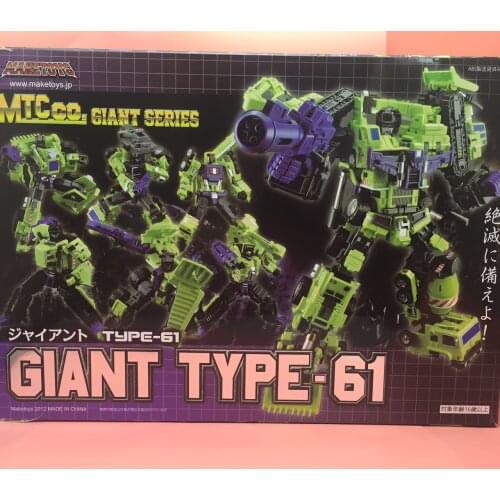 New MAKETOYS MT KO Transformation Toy Green Giant Type-61 Devastator Figure In Stock