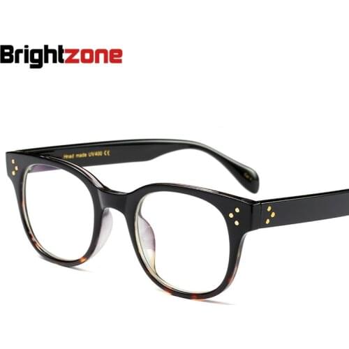 Brightzone Aolly Unisex Myopia Glasses Literature Network Eye Frame Spectacles Frame Match Product Plain Glass Myopia Eyeglasses